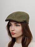 Кепка STETSON арт. 6123101 IVY CAP LINEN (оливковый)